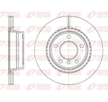 Brzdový kotouč KAWE 61231 10