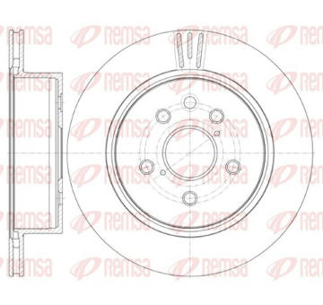 Brzdový kotouč KAWE 61255 10