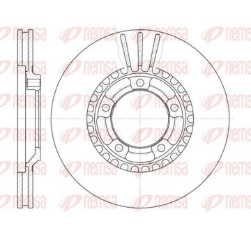 Brzdový kotouč KAWE 61260 10