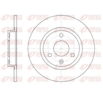 Brzdový kotouč KAWE 6129 00