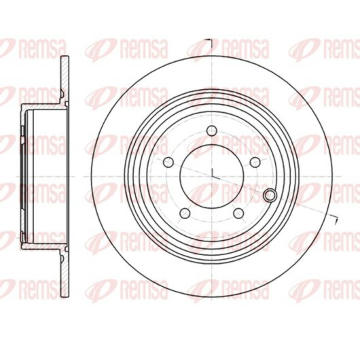 Brzdový kotouč KAWE 61290 00
