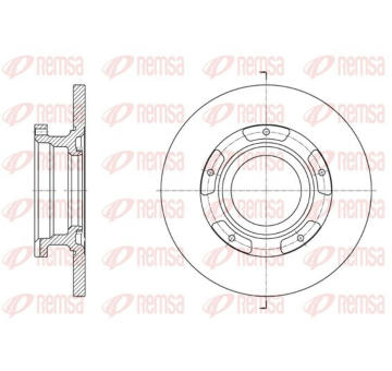 Brzdový kotouč KAWE 61564 00