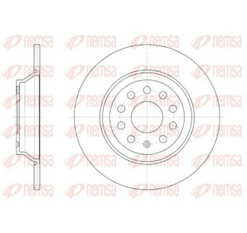 Brzdový kotouč KAWE 61587 00