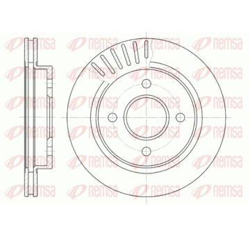 Brzdový kotouč KAWE 6160 10