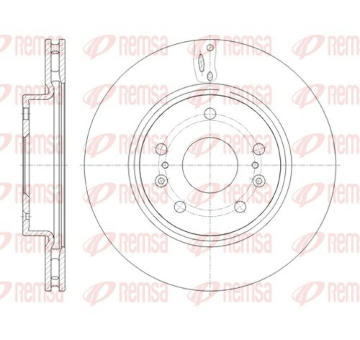 Brzdový kotouč KAWE 61665 10