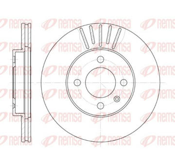 Brzdový kotouč KAWE 6175 10