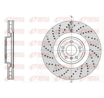 Brzdový kotouč KAWE 61761 10