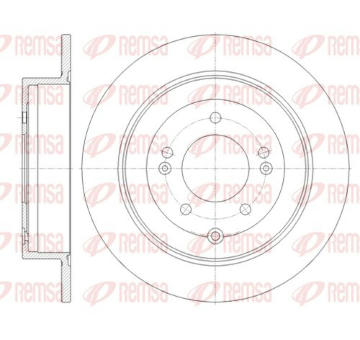 Brzdový kotouč KAWE 61779 00