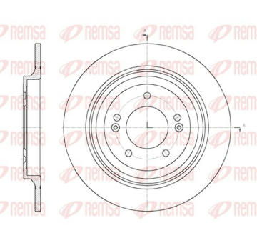 Brzdový kotouč KAWE 61780 00