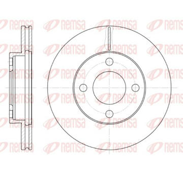 Brzdový kotouč KAWE 6185 10