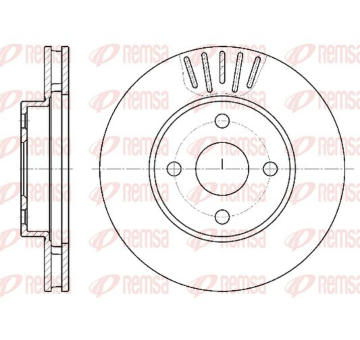 Brzdový kotouč KAWE 61874 10