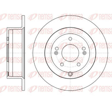 Brzdový kotouč KAWE 61886 00
