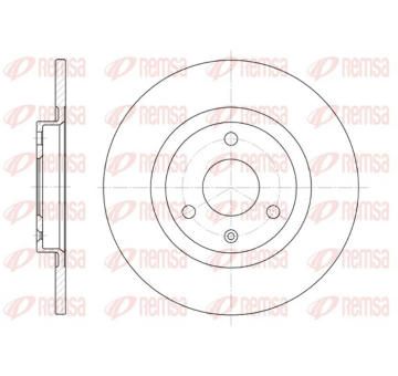 Brzdový kotouč KAWE 6190 00