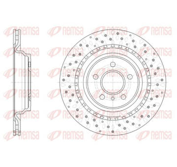 Brzdový kotouč KAWE 61900 10