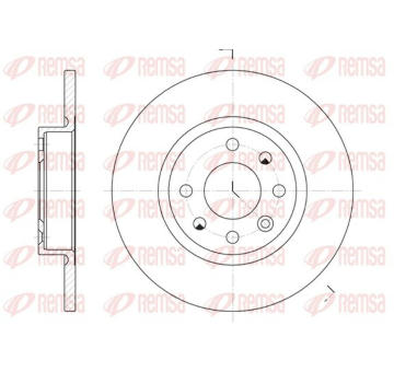 Brzdový kotouč KAWE 6209 00