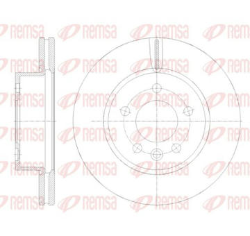Brzdový kotouč KAWE 62117 10