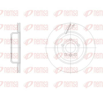 Brzdový kotouč KAWE 62128 10