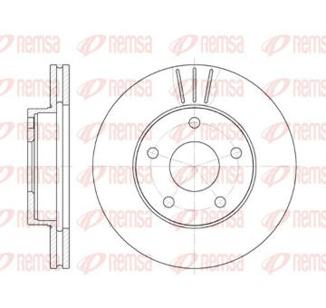 Brzdový kotouč KAWE 6214 10