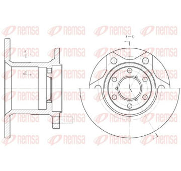 Brzdový kotouč KAWE 6243 00