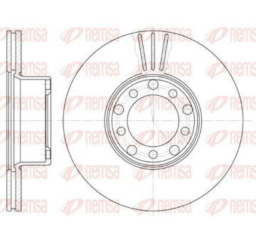 Brzdový kotouč KAWE 6274 10