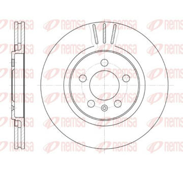 Brzdový kotouč KAWE 6293 10