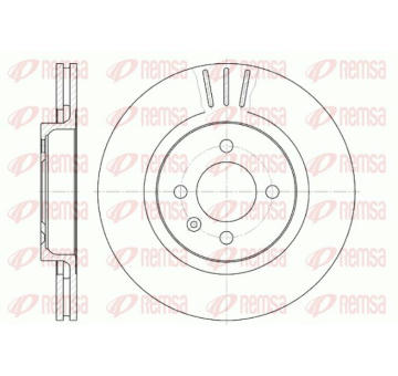 Brzdový kotouč KAWE 6294 10