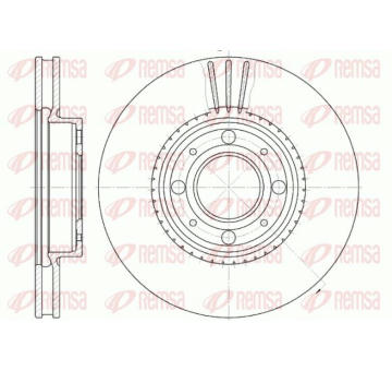 Brzdový kotouč KAWE 6303 10