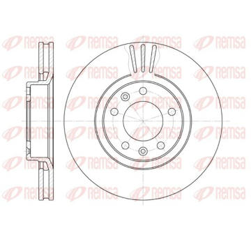 Brzdový kotouč KAWE 6307 10