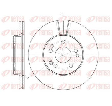 Brzdový kotouč KAWE 6314 10