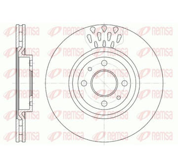 Brzdový kotouč KAWE 6315 10