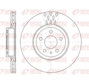 Brzdový kotouč KAWE 6316 10