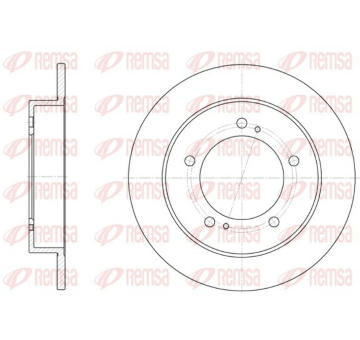 Brzdový kotouč KAWE 6331 00