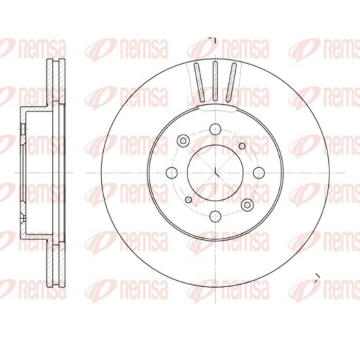 Brzdový kotouč KAWE 6367 10