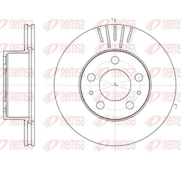 Brzdový kotouč KAWE 6409 10