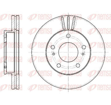 Brzdový kotouč KAWE 6444 10