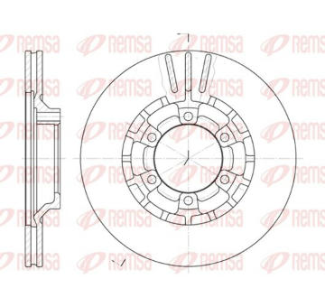 Brzdový kotouč KAWE 6464 10
