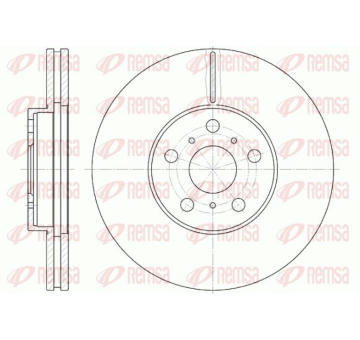 Brzdový kotouč KAWE 6465 10