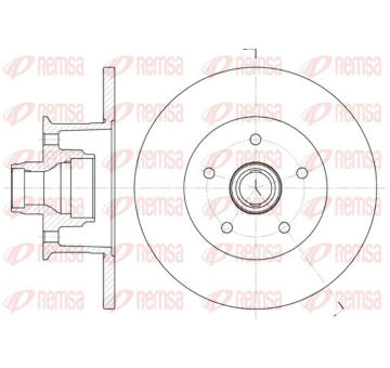 Brzdový kotouč KAWE 6468 00