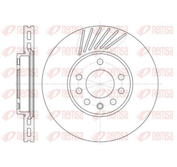 Brzdový kotouč KAWE 6494 10