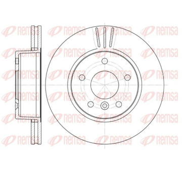Brzdový kotouč KAWE 6503 10