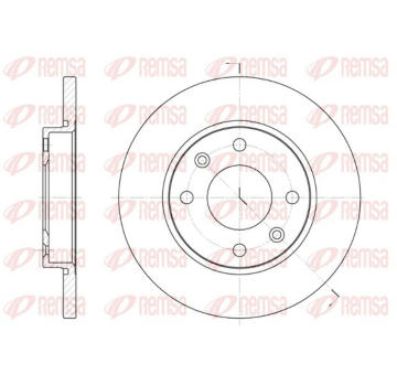Brzdový kotouč KAWE 6535 00