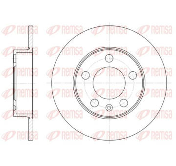 Brzdový kotouč KAWE 6547 00