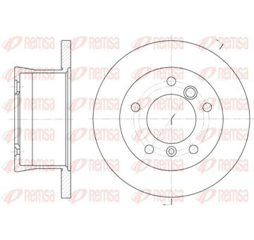 Brzdový kotouč KAWE 6566 00