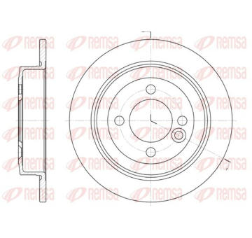 Brzdový kotouč KAWE 6629 00