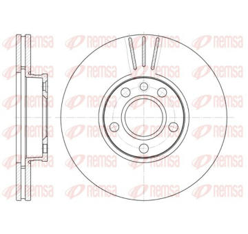Brzdový kotouč KAWE 6660 10