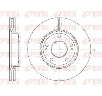 Brzdový kotouč KAWE 6663 10