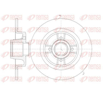Brzdový kotouč KAWE 6698 00