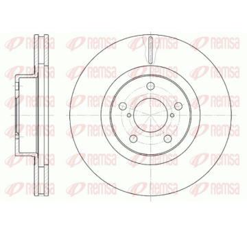 Brzdový kotouč KAWE 6715 10