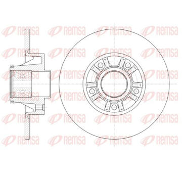Brzdový kotouč KAWE 6733 20