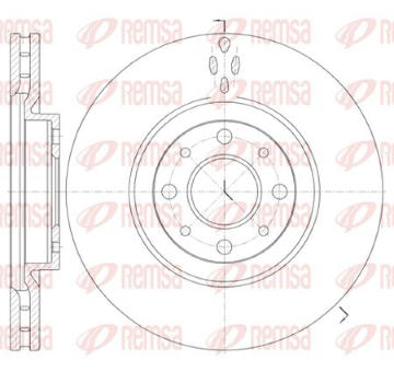 Brzdový kotouč KAWE 6734 10